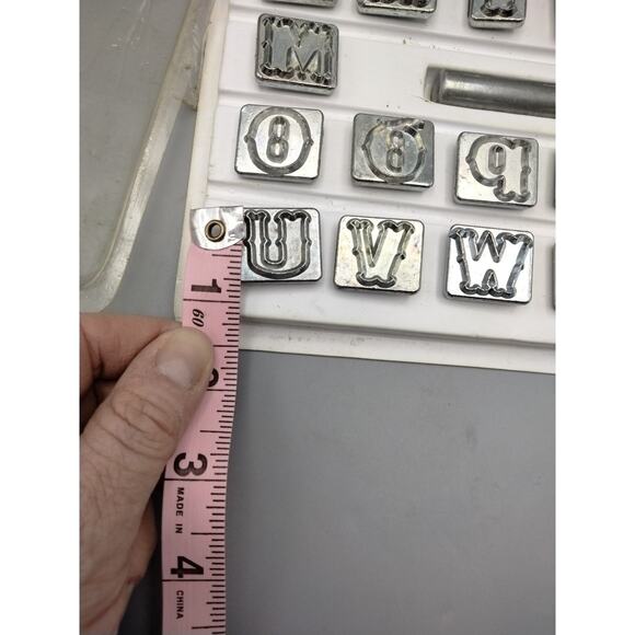 Craftool 3/4" Alphabet Stamp Art Set 8145-00 by Tandy Leather - Picture 5 of 5